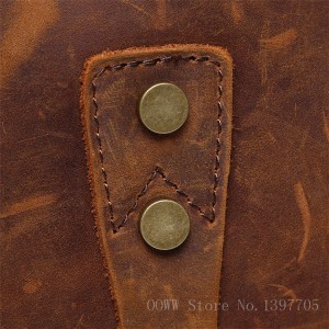 AT1 MESSENGER I VINTAGE™ Mallette porte-documents en canvas et cuir naturel, sac à bandoulière 5 couleurs 